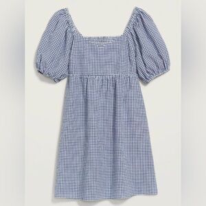 Old Navy Navy Seersucker Dress
